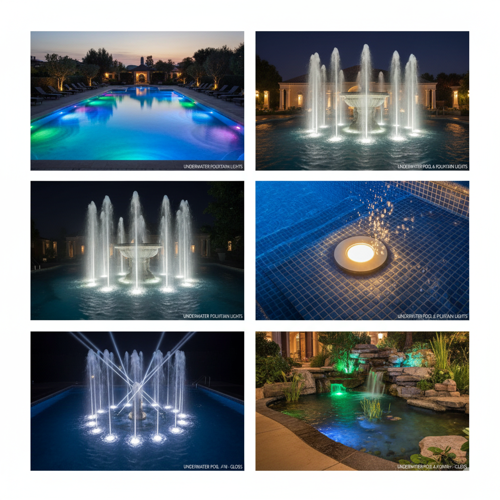 LED Underwater, Fountain Lights